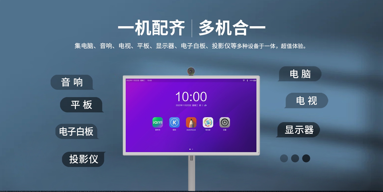 【展品抢先看】一机N用，多场景融合，环球UG科技智由屏亮相ISVE