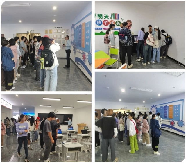安理大人工智能学院师生参观环球UG科技展厅